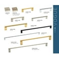 thumbnail image 2 of Alno A430-12 Vogue 12" Center To Center Solid Brass Large Cabinet Handle / Drawer Pull -, 2 of 2