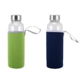 thumbnail image 3 of Botella de agua de vidrio copa de vidrio botella de agua Verde Fanmusic Botella de agua de vidrio, 3 of 6