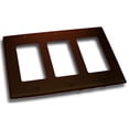 thumbnail image 1 of Triple Rocker Switch Plate, Venetian Bronze, 1 of 1