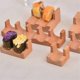 thumbnail image 5 of Wood Sushi Tacos Holder Serving Rack Divider Taco Rack Tray Plates E, 5 of 5