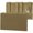 Khaki 1pc, variant on Quick-release Molle Hook & Loop Patch Panel 10.2x5.9in for Backpack Decorative Patches Attaching Backing Camping Supplies