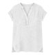 thumbnail image 4 of Eres Más Que una Camisa de Puntuación de Prueba Estilo Casual de Manga Corta de las Mujeres V Cuello Blusa Superior, Camisas de Manga Corta para las Mujeres Pullover de Botón Casual, 4 of 5