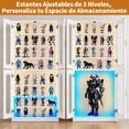thumbnail image 4 of Librero Organizador Modernos 8 Capas Con Led Y 4 Puertas, 4 of 9