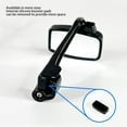thumbnail image 4 of Bike Helmet Mirror, Bike Rear View Glass Anti Fog Wide Angle Silicone Raised Cushion  for Riding, 4 of 7