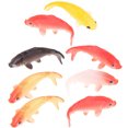 thumbnail image 4 of KAKOWELY 8pcs Mini Simulation Fancy Carp Models Colorful Mini Fake Fish Model Mixed Style,0.79X"X0.24"X0.24", 4 of 5