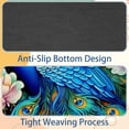 thumbnail image 4 of Peacock 8.3x9.8 Inch Square Desk Mat with Non-Slip Rubber Bottom for Office and Gaming – Printed Mouse Mat, Desk Mat, Gaming Mouse Pad, 4 of 6