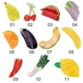 thumbnail image 2 of Fashion Acetate Women Girls Fruit Vegetable Design Clips Hair Claws Ponytail Holder Sweet Hairpins 05, 2 of 8