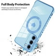 thumbnail image 3 of for Samsung Galaxy S23 5G Case [Support Magsafe] Love Heart Pattern Magnetic Plating Electroplate Luxury Elegant Case Camera Protector Soft TPU Shockproof Protective Corner Back Cover -Blue, 3 of 11