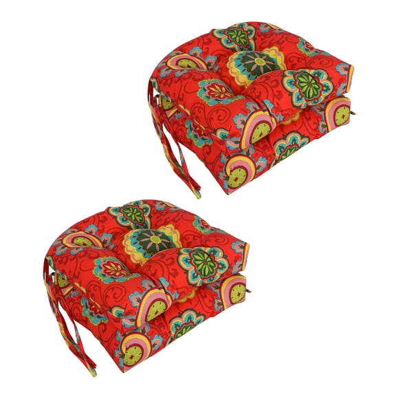 Agujas Pillow Blazing para exteriores, 41 x 41 cm, espalda redondeada, paquete de 4 unidades