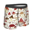 thumbnail image 3 of Fotbe Cartoon Mushrooms Men’s Total Support Pouch Boxer Briefs, X-Temp Cooling, Moisture-Wicking Underwear, Regular, Long-leg and Trunk-, 3 of 9