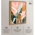 thumbnail image 2 of Peach and Palm Canvas Natures Art Prints by Art Remedy, Gold Frame, 30 x 45, 2 of 7