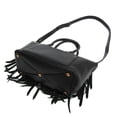 thumbnail image 2 of Pre-Owned Valentino Garavani Demiloon PW2B0A47XFT Women's Leather Handbag,Shoulder Bag Black, 2 of 19