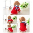 thumbnail image 6 of YUEHAO Dog Sweaters for Small Dogs Navy Pet Dog Cat Sweater Turtleneck Knitted Dog Sweater - Classic Cable Knit Dog Jumper Coat, Warm Pet Winter Clothes Small Dog Sweater (Red, XXS), 6 of 7
