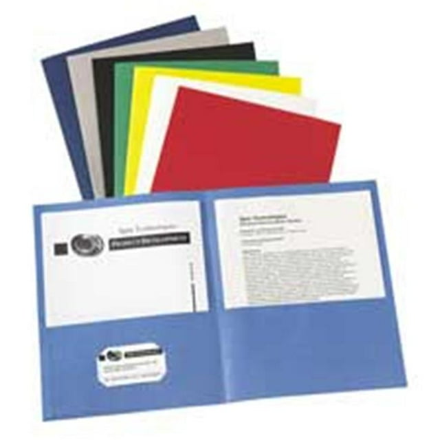 Avery Consumer Products Two Pocket folder- 8-.50in.x11in.- W-O Fasteners- Light Blue