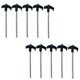 thumbnail image 1 of Black Screw-Type Tent Spikes, Tent Spikes, Metal Threaded Tent Spikes, Heavy-Duty Tent Spikes, 1 of 4