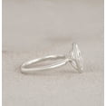 thumbnail image 3 of solitaire jewels 1.5CT Marquise Bezel Set Moissanite Solitaire Engagement Ring For Women, 14K White Gold, 3 of 6