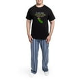 thumbnail image 5 of CafePress - Christmas Pickle Men's Dark Pajamas - Men's Dark Loose Fit Cotton Pajama Set, 5 of 7