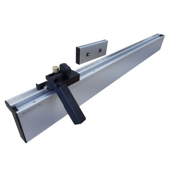Viking Mountain Tool Works 31.5 inch Miter Gauge Fence with precision stop and scale for Table Saw Band Saw Router table