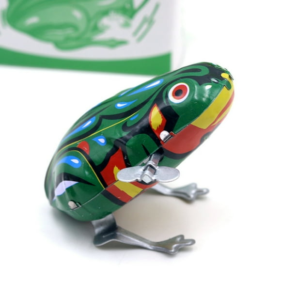 Mechanical Tin Rabbit Wind-Up Toy - 8x5x8cm Boxed Classic Clockwork Plaything, 38.5g Vintage Metal Wind Up Rabbit with Key, Retro Tinplate Spring-Powered Animal Toy for Kids, Collectible Windup