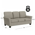 thumbnail image 4 of Hillsdale Furniture Lorena Upholstered Sofa, Greige, 4 of 17