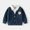 Blue, variant on Toddler Boys Lapel Collar Sweatshirt Preppy Kids School Style Long Sleeve Casual Top 2-7Y