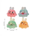 thumbnail image 2 of 4 PC Plyzle Squishy Malt Candy Rabbit Novelties - Stress Relief Fidget Toys for Adults, Soft Silicone Gag & Prank Party Favors, Random Colors Slow-Motion Finger Pincher for Office Desk & Home Decor, 2 of 6