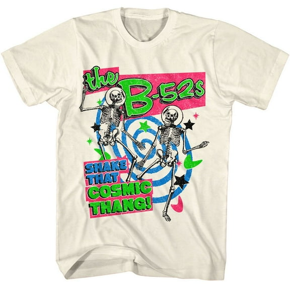 The B-52's Shake That Cosmic Thang Natural Adult T-Shirt