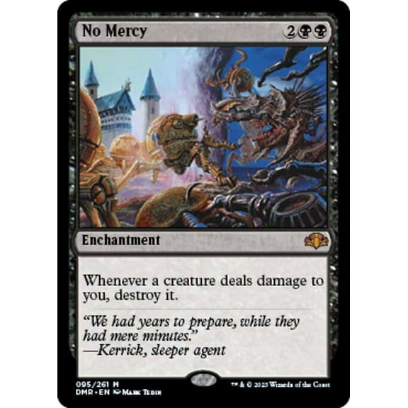 MtG Dominaria Remastered Mythic Rare No Mercy (FOIL) #95