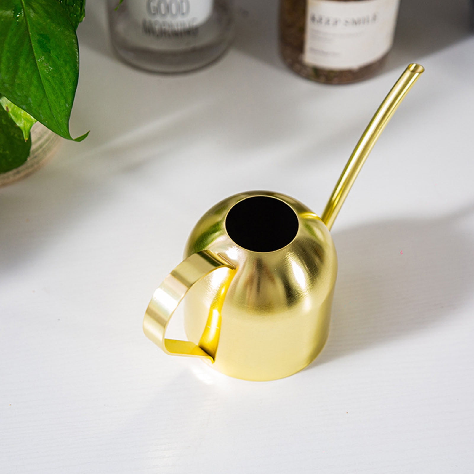 Plant Watering Can Clearance! Long Spout Watering Can Indoor Plants - Watering Pot Stainless Steel Watering Can with Handle Vintage Watering Kettel, Small Watering Can for Indoor Plants