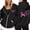 A-Black126, variant on Womens Cancer Brushstroke Ribbon Print Hoodie Oversized Long Sleeve Hooded Zip Up Jacket Soft Artistic Awareness Hoodies