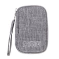 thumbnail image 1 of Naiovety Estuche Cremallera Poliéster Multicompartimentos Bolsas de almacenamiento Capacidad Organizador de cables de viaje Transporte de Almacenamiento y organización del hogar Gris Naiovety HA075200-03, 1 of 6