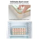 thumbnail image 5 of Inteprter Soporte para huevos Plástico 24 Ranuras Organizador Contenedor de almacenamiento de cocina con tapa Organizadores de utensilios de cocina verde claro Inteprter HA003442-01, 5 of 6