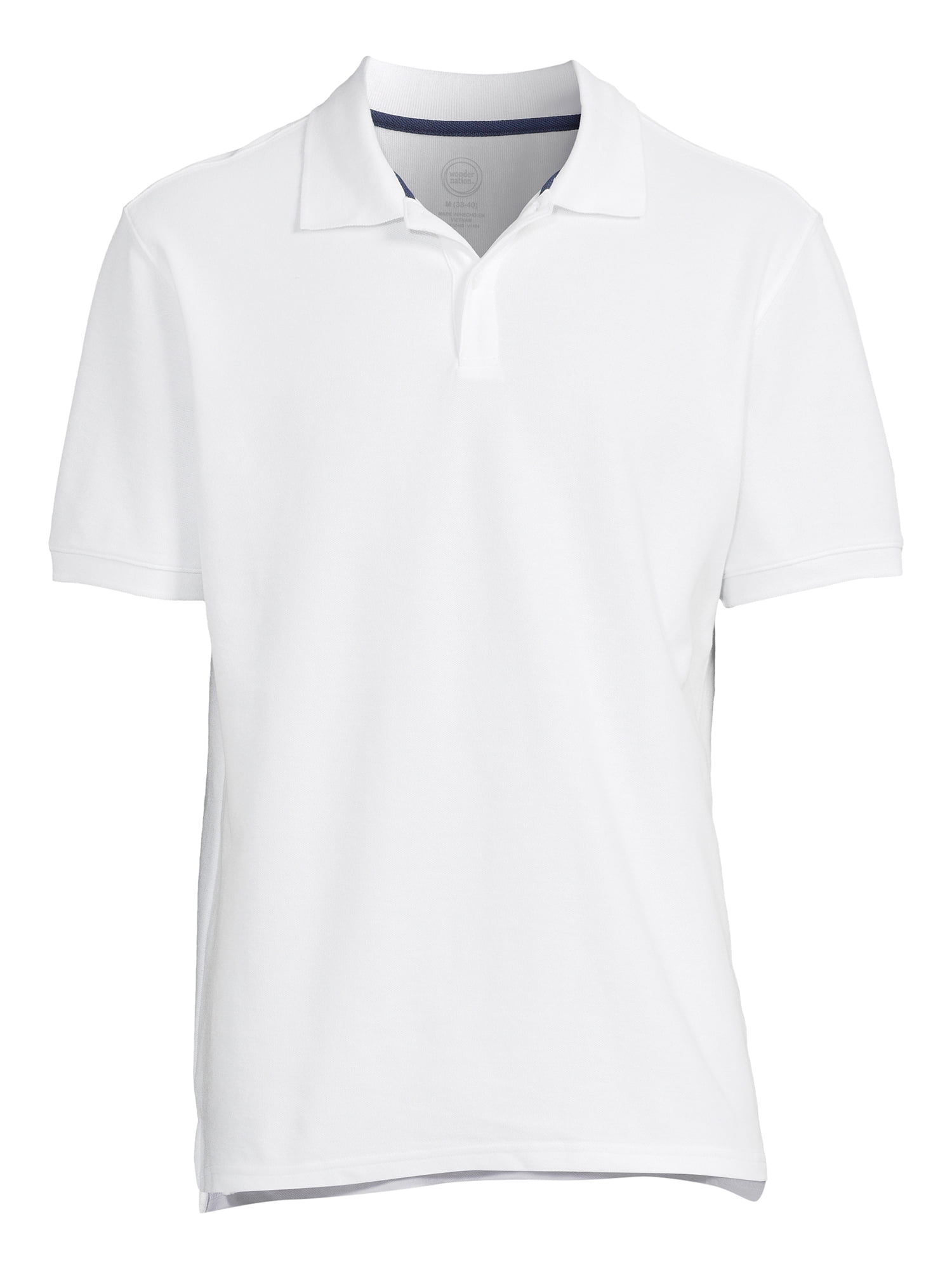 Wonder Nation Young Mens School Uniform Short Sleeve Pique