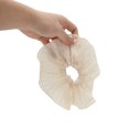 thumbnail image 4 of Unique Bargains 1 Pc Solid Double Layer Scrunchies for Home Beige, 4 of 5