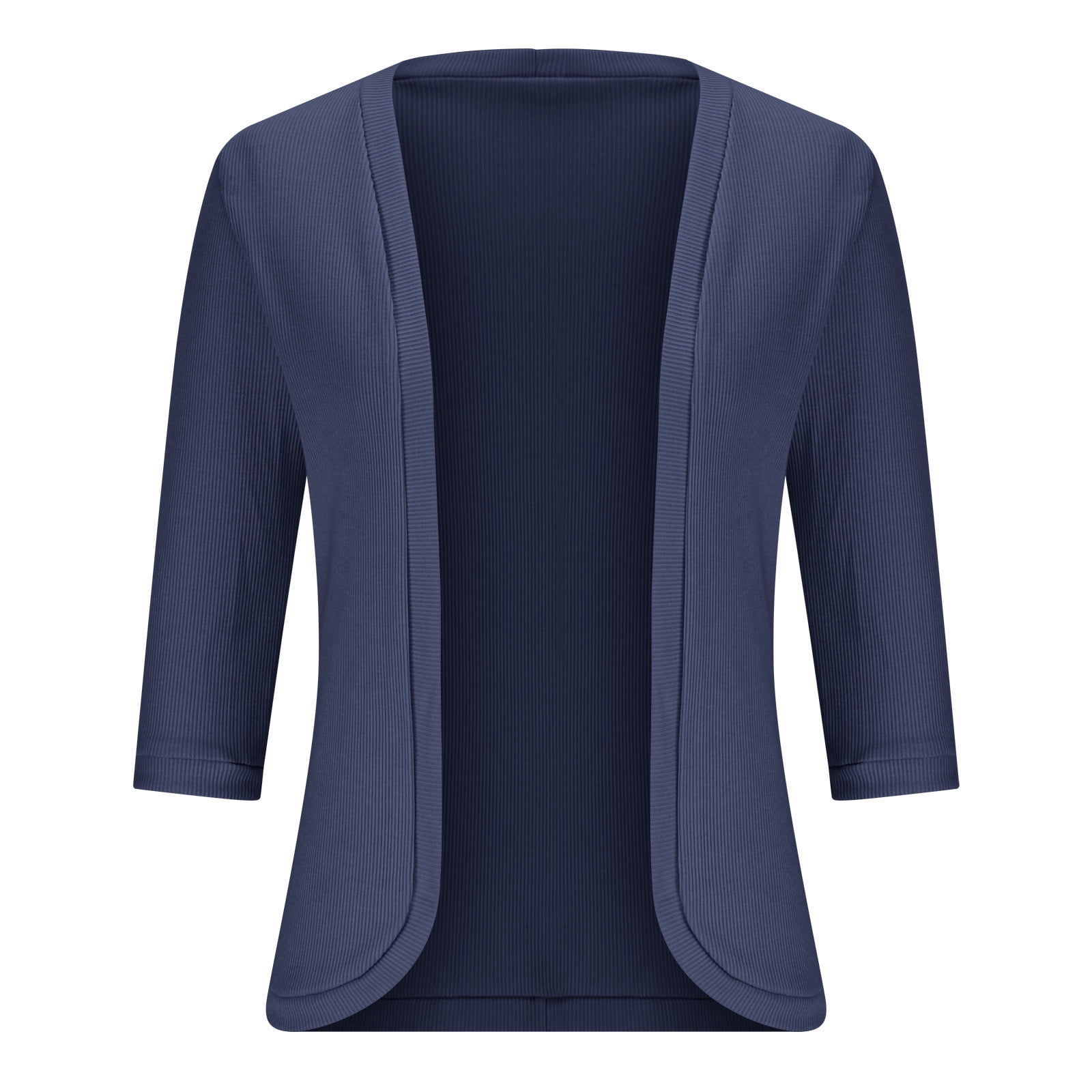 Winter Savings Clearance! Lindreshi Shackets for Women 2023 Fall Fashion Woman Long Sleeve T-Shirt Open Front Outerwear Solid Blouse Coat Tops Cardigan