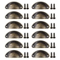 thumbnail image 2 of 12 piezas de hardware de gabinete Sunnimix perillas de cocina Bronce verde Tiradores de armario, 2 of 8