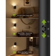 thumbnail image 2 of Luz nocturna AUVON Tube LED Plug-in con sensor de movimiento, paquete de 2, 2 of 6