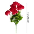 thumbnail image 3 of Artificial Chrysanthemum Bouquet Flower Arrangement Home Decor Stem Set, Realistic Bloom Design, Fade Resistant Long Lasting Build, Easy Arrange Decor for Wedding Table Living Room Party, 3 of 6