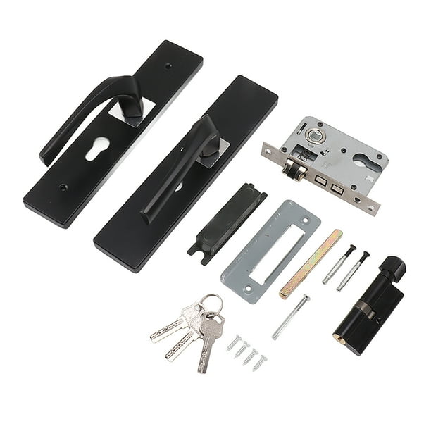 Cerradura de manija de puerta con núcleo de cerradura compuesto Cerradura de manija de palanca de puerta de tipo universal para dormitorio