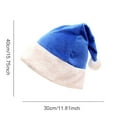 thumbnail image 3 of HNMKIU Christmas DIY Embroidered Knitted Christmas Hat for Men and Women Blue，One Size, 3 of 3