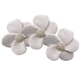 thumbnail image 1 of Parches con flores Gloria Apliques de parche con cuentas 3 uds blanco, 1 of 9