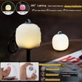 thumbnail image 4 of Linterna LED Recargable para Camping, Lámpara de Silicona Suave con Forma de Huevo, 3 Modos de Iluminación, Ideal para Exteriores y un ., 4 of 5