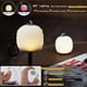 thumbnail image 4 of Linterna LED Recargable para Camping, Lámpara de Silicona Suave con Forma de Huevo, 3 Modos de Iluminación, Ideal para Exteriores y un ., 4 of 5
