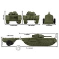 thumbnail image 2 of Tanque de juguete BMC CTS WW2 British Churchill Crocodile a escala 1:38, 2 of 8