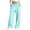 Light Blue, variant on Ruyang Wide Leg Sweatpants Girls Baggy Pants Straight Elastic High Waist Pocket Spring Athletic Joggers Sports Trousers