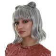 thumbnail image 3 of Glitter Galaxy Space Buns Wig, 3 of 8