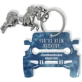 thumbnail image 3 of You've Been Bucked Plastic Die Cut Buck Buck Bronco Tag  30 Pack  Keychain Embellishment  Buck Yeah Bronco Tag Attach Perfectly to Bronco Keychain  #BuckBuckBronco #BuckYeah, 3 of 4