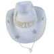 thumbnail image 1 of Sombrero de fieltro para novia con de imitación, sombrero de , para de cosplay, occidental, de llevar,, 1 of 6