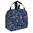 thumbnail image 2 of Disketp Dark Blue Christmas Bolsa Térmica para Almuerzo para Hombre y Mujer, Ideal para Trabajo, Senderismo y Picnic, 2 of 8
