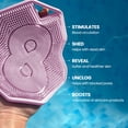 thumbnail image 2 of Depurador de ducha de silicona LINTACH exfoliante morado para cuerpo, 2 of 7